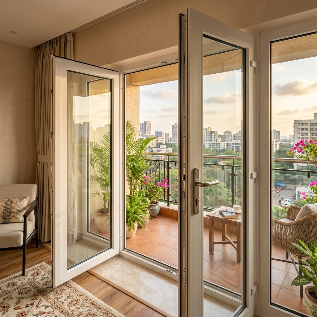 French Doors uPVC installation